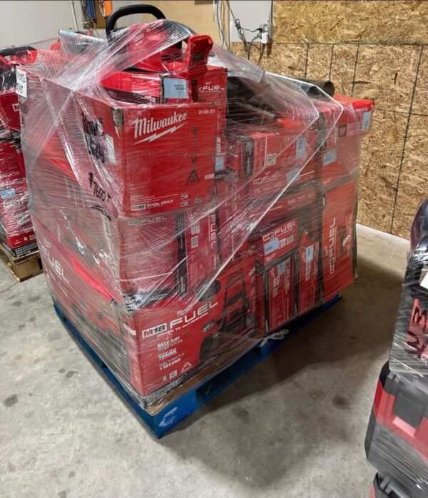 Milwaukee tool pallets