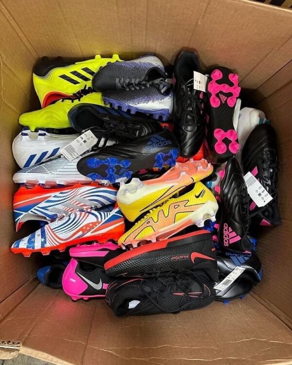 Soccer cleats pallets
